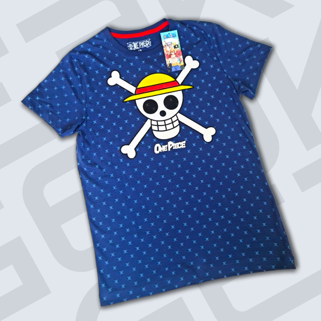 POLO ONE PIECE AZUL LOGO