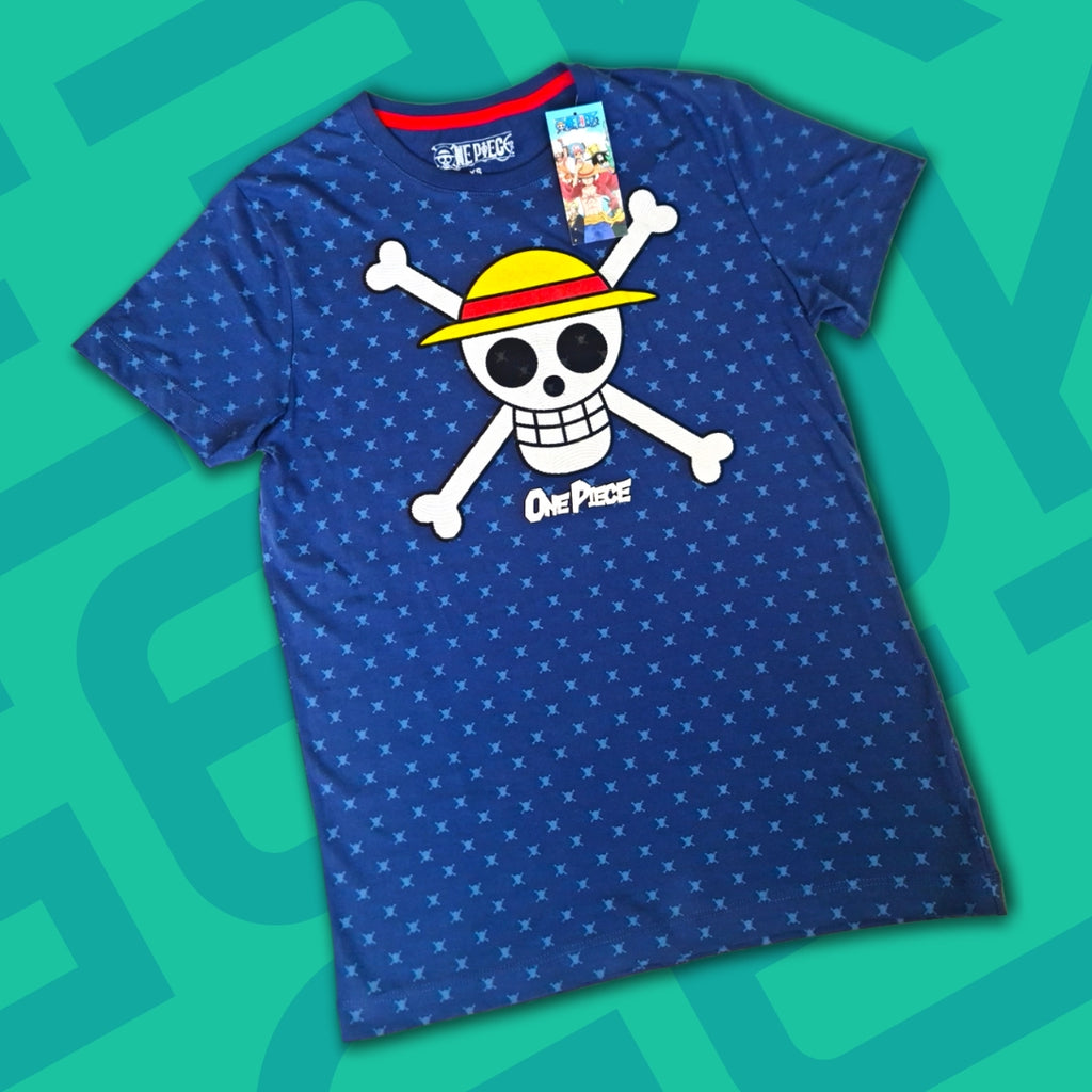 POLO ONE PIECE AZUL LOGO