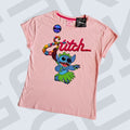 POLO MUJER STITCH ROSADO