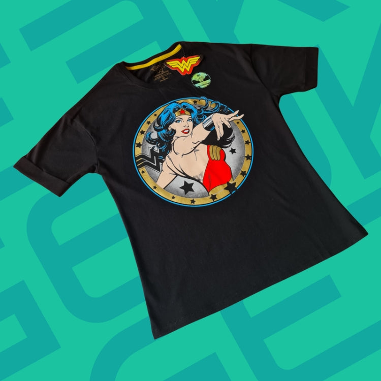 POLO MUJER WONDER WOMAN CLASICO