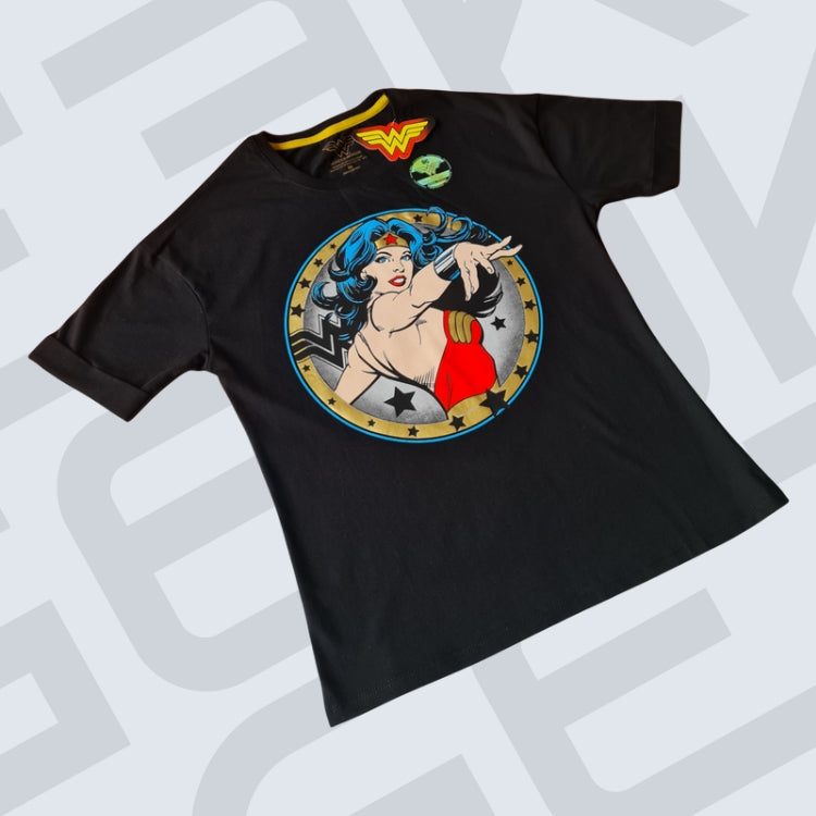 POLO MUJER WONDER WOMAN CLASICO