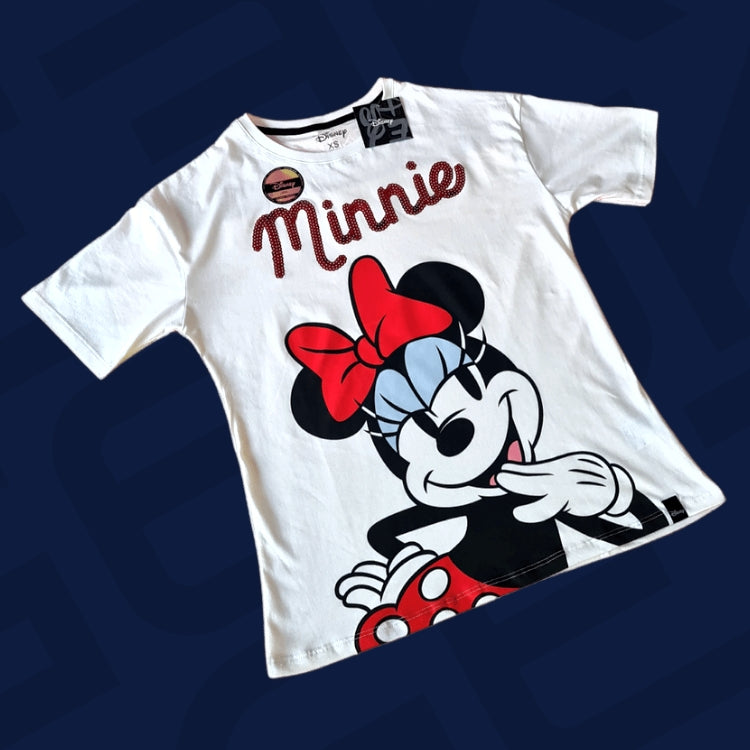 POLO MUJER MINNIE LENTEJUELAS