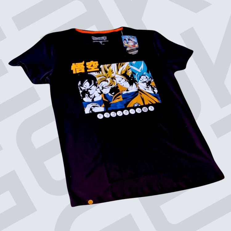 Dragonball Polos Estampados De Goku POLO DRAGON BALL FASES