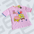 POLO MUJER BOB ESPONJA MANGAS COLORES